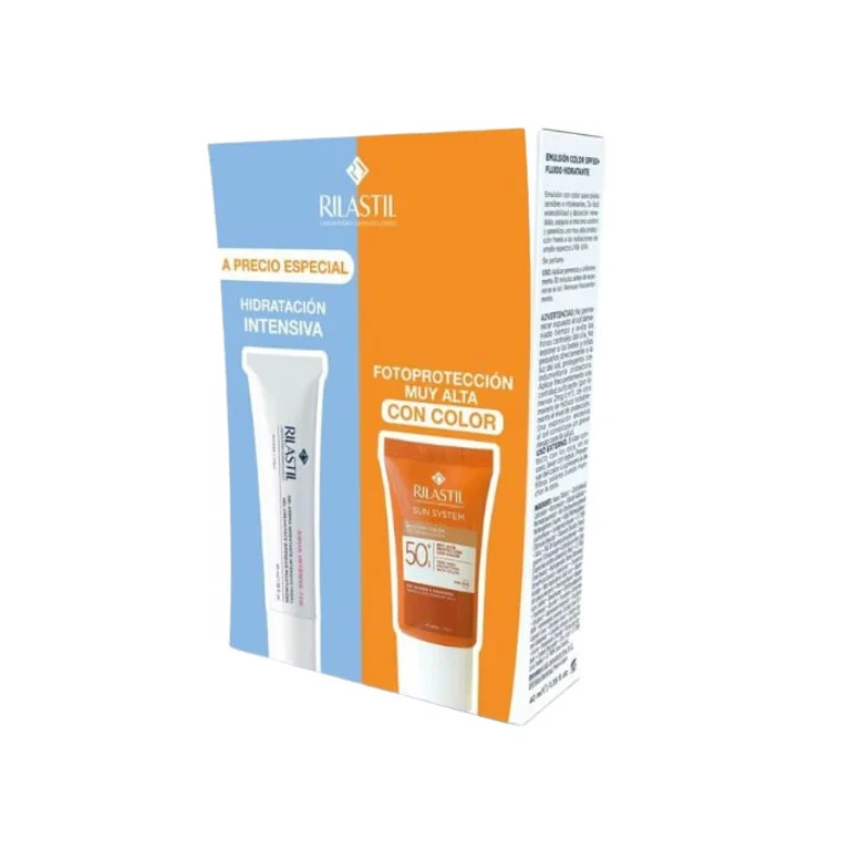 Sun System Color Emulsion Spf50+ 40 ml Set 2 Pieces