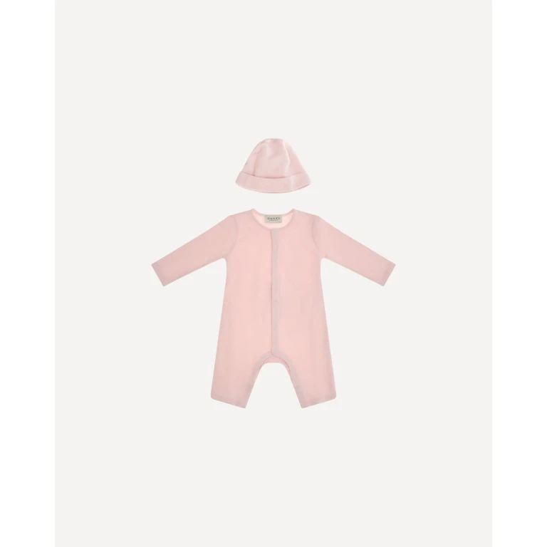 GG cotton piqué Baby gift Set Boy 3-6M