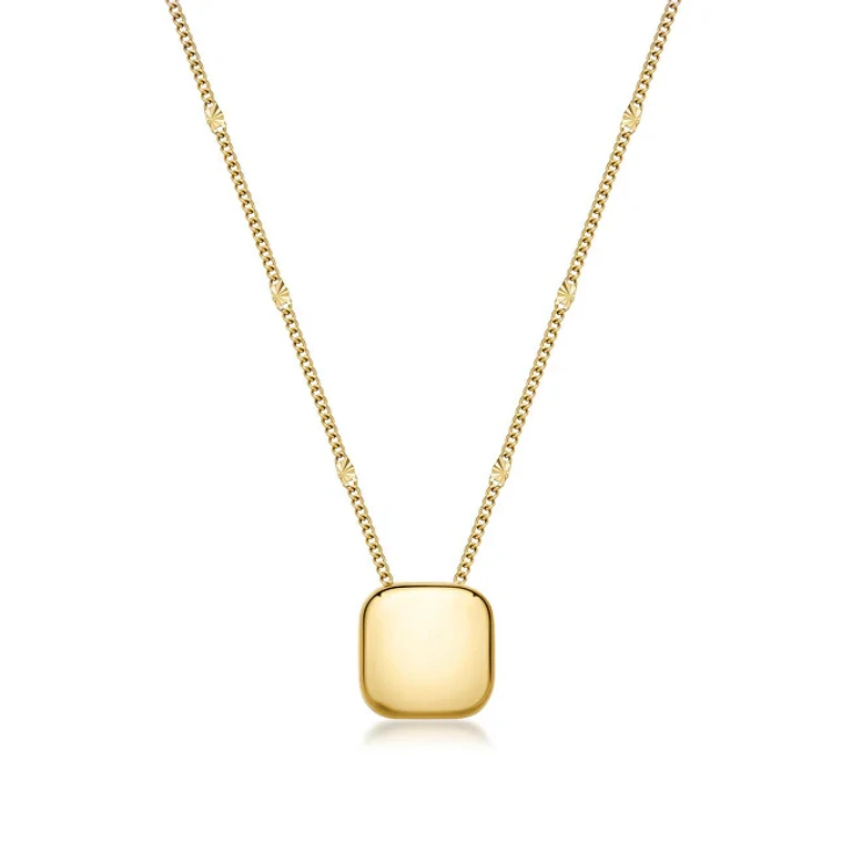Minimalist Gold-Plated Necklace for Women Muse Bue02