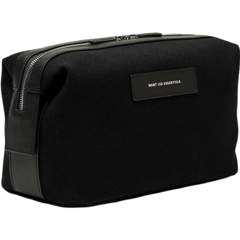 Kenyatta Organic Cotton Canvas Toiletry Bag
