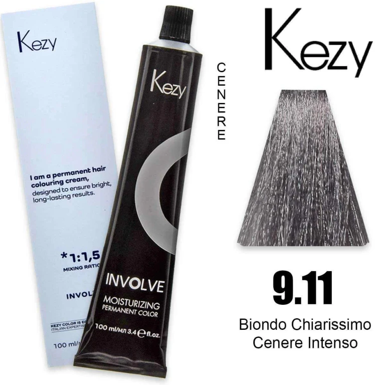 involve color 100 ml very light blonde ash intense 9.11