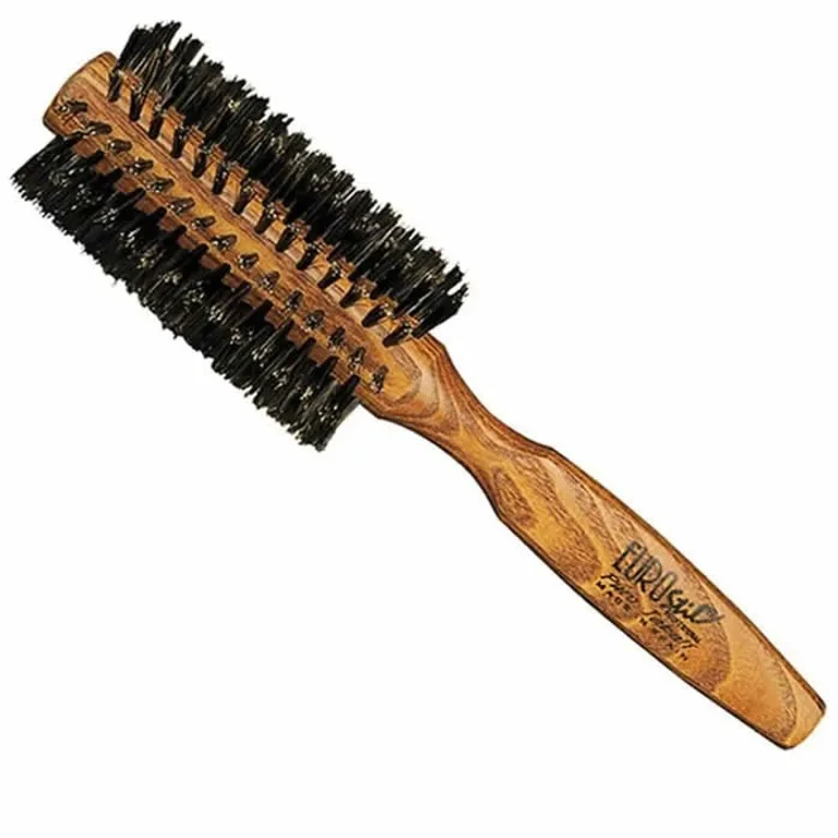 Bristle brush with boar bristles Eurostil 33 mm