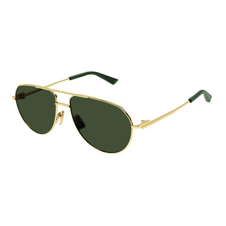 Unisex Black Aviator Sunglasses BV1302S 003 57