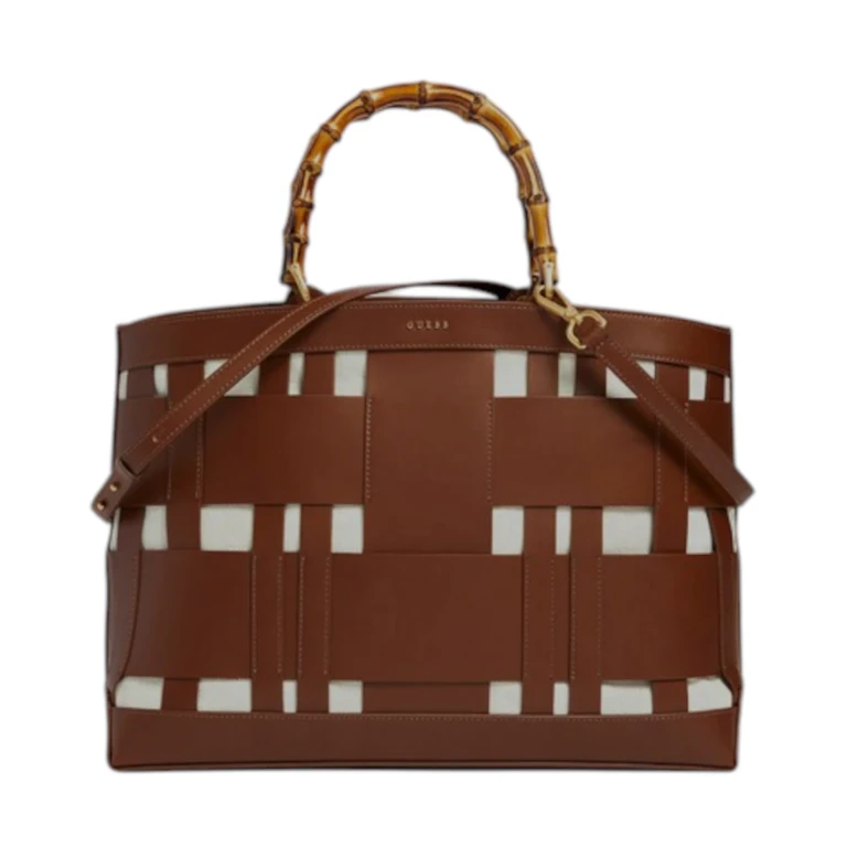 , Aida, fabric bag, dark brown, HWAIDWL2301, women, 28 x 33 x 22 cm