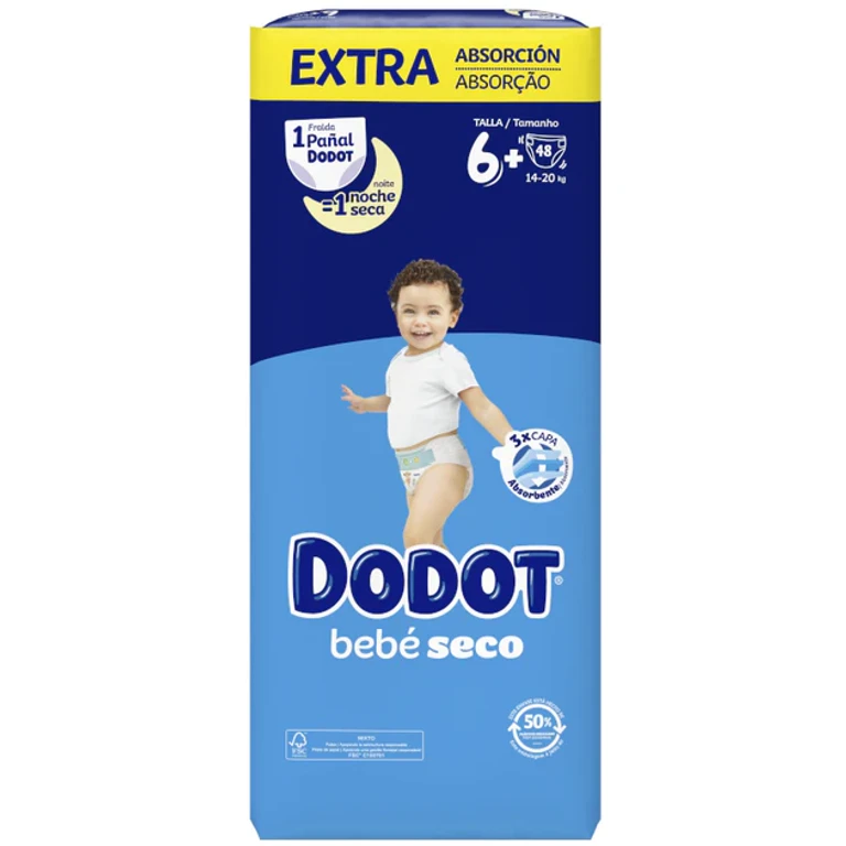 Diapers Dodot T6 Extra 48 Units