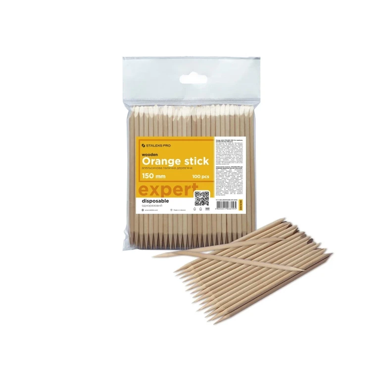 Wooden stick Expert orange 150 mm 100 pieces