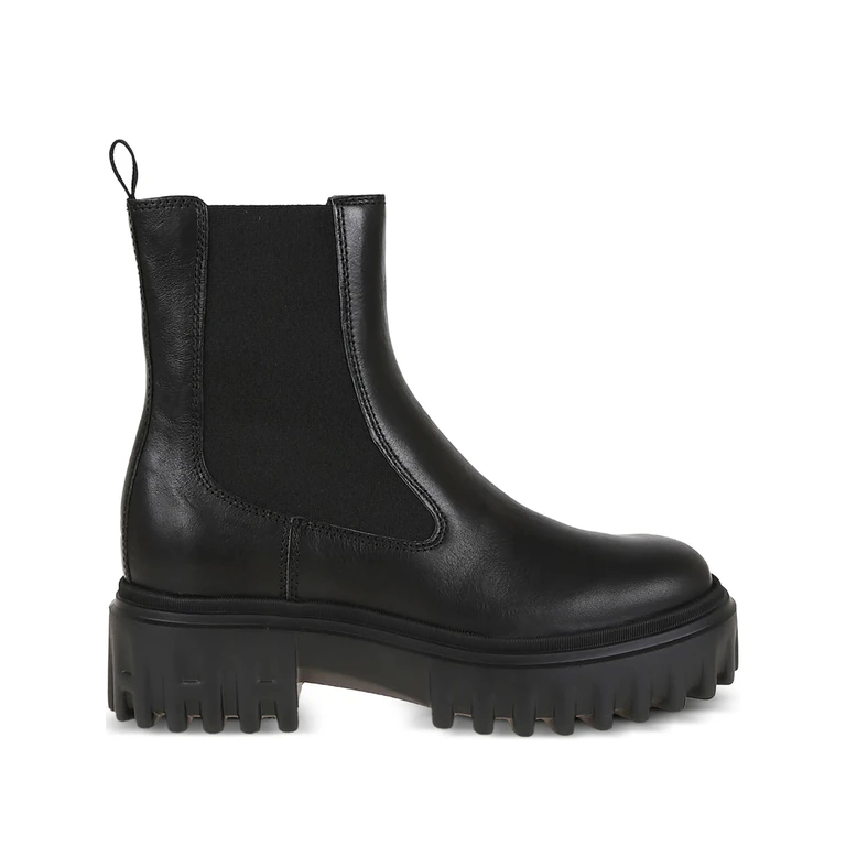 Elastic-panel Platform Chelsea Boots