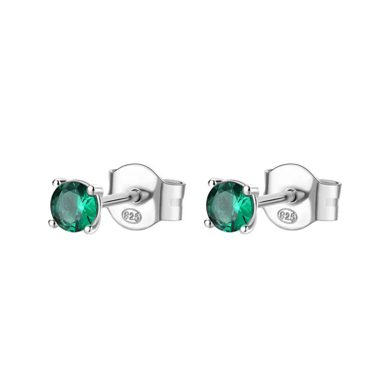 Beautiful Fancy Life Green Silver Earrings FLG37