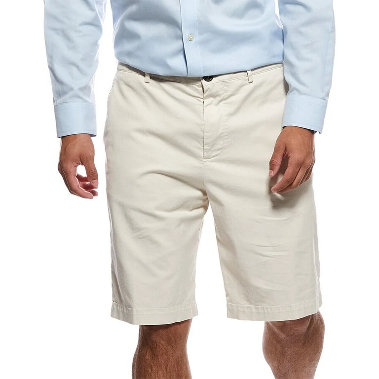 Beige Tailored Shorts