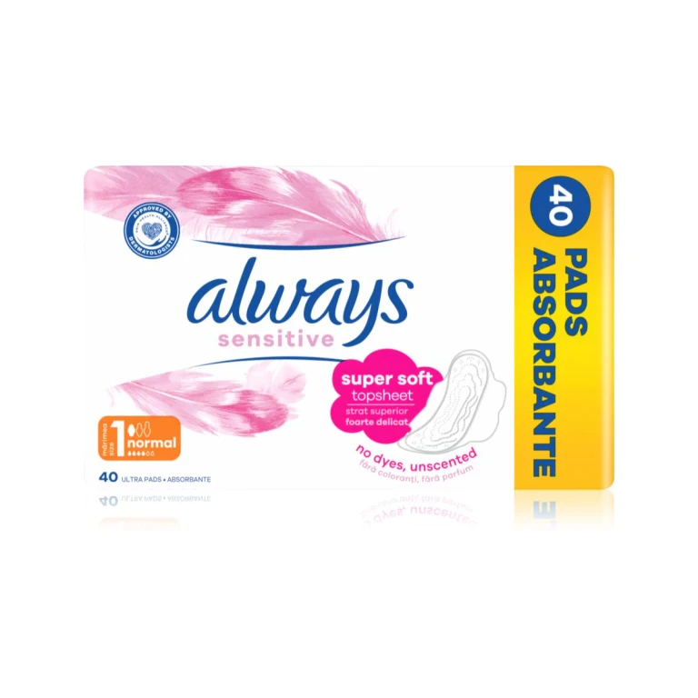 Ultra Sensitive Normal Sanitary Pads Four, 40 Pieces