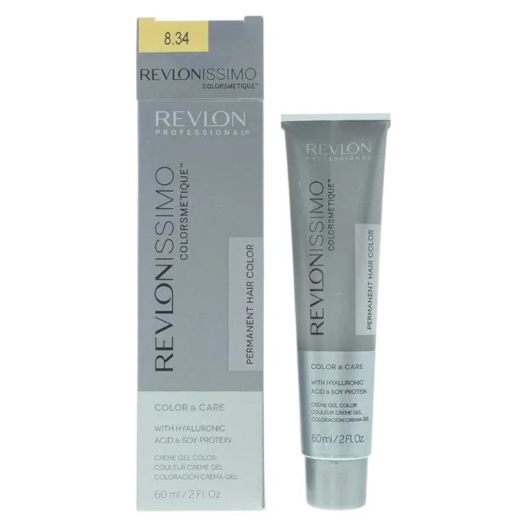 Revlonissimo Colorsmetique Permanent Hair Color 8.34 Light Golden Copper Blonde 60 ml