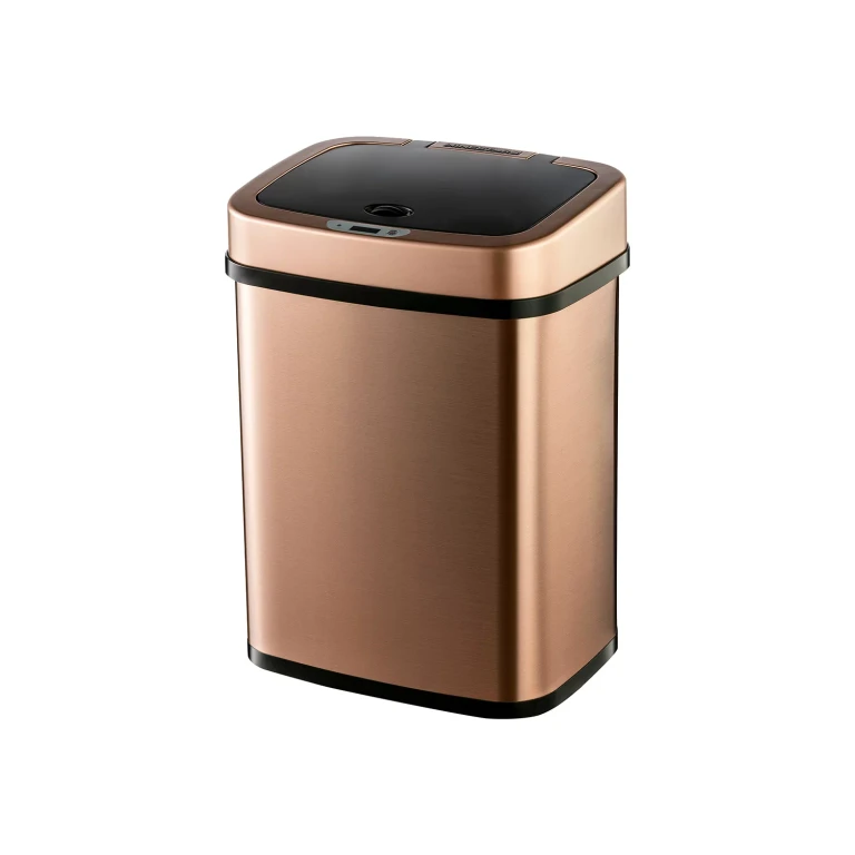3.2g Motion Sensor Trash Can, Gold:- Gold