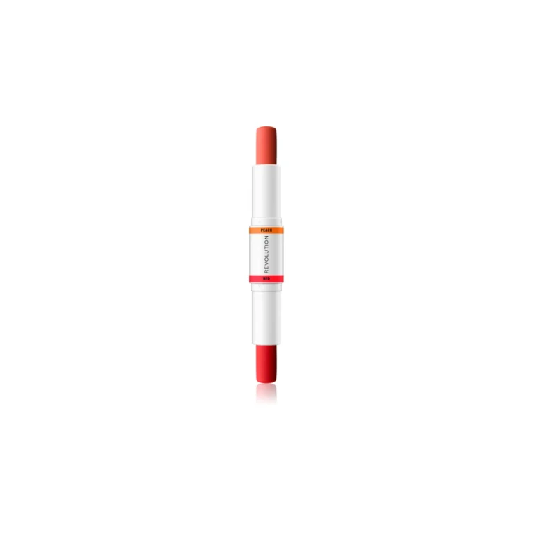 Colour concealer stick to unify skin tone Red and peach 2x4.3 g