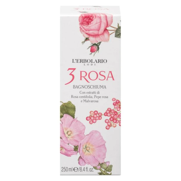 3 Rosa Bath Foam 250 Ml