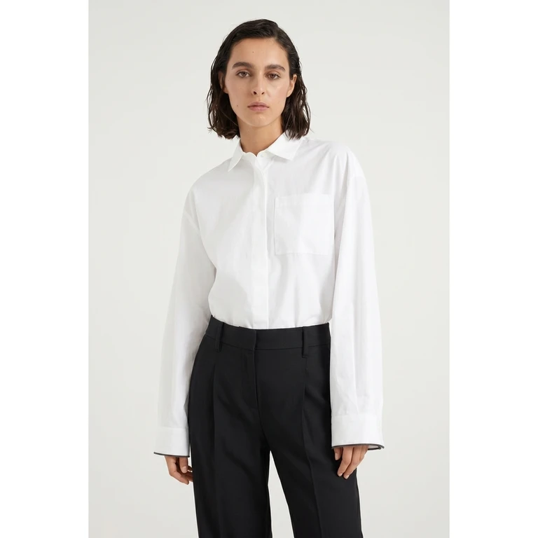 White Oversized Cotton Shirt