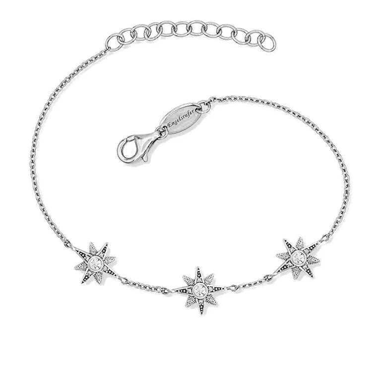 ERB-NSTAR-ZI Charming Silver Bracelet with Cubic Zirconia