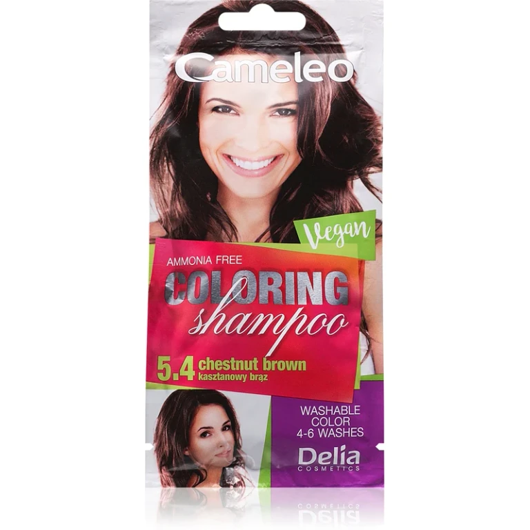 Cameleo Colored shampoo for hair color 5.4 Brown Brown 40 ml