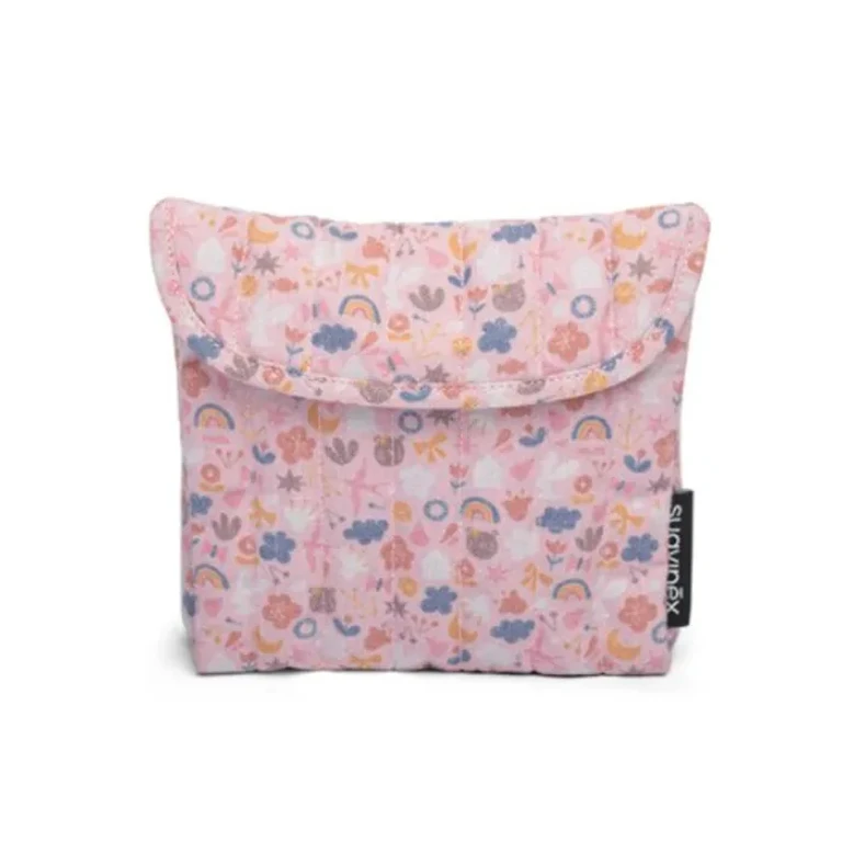 Essential toiletry bag for baby care, pink, 1 piece