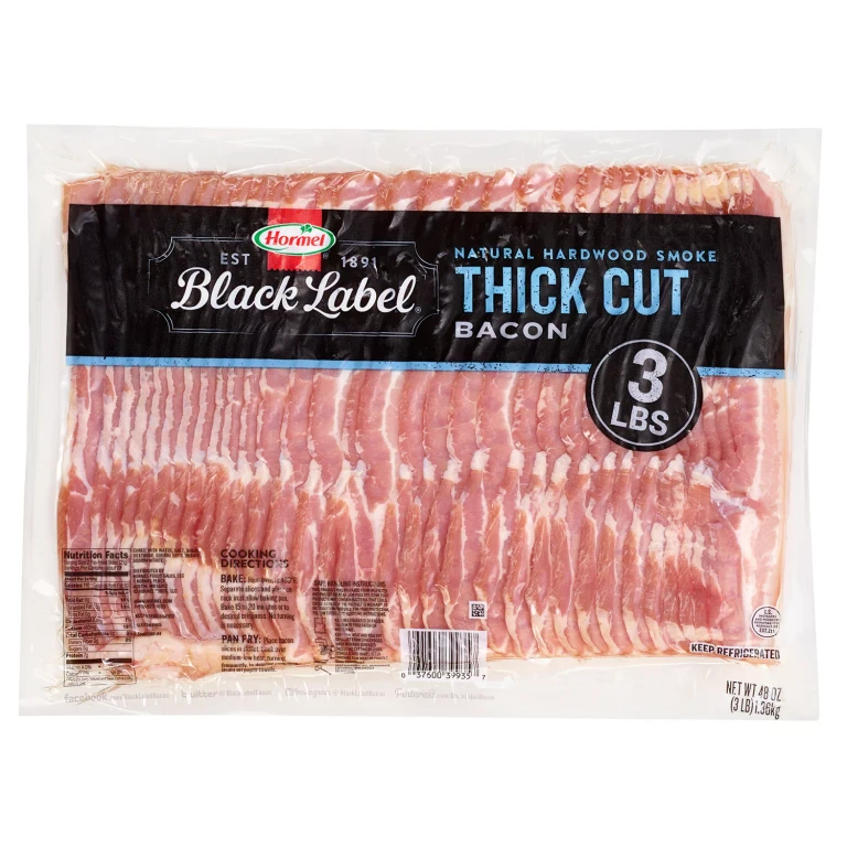 Black Label, Thick Cut Bacon 3 lbs.