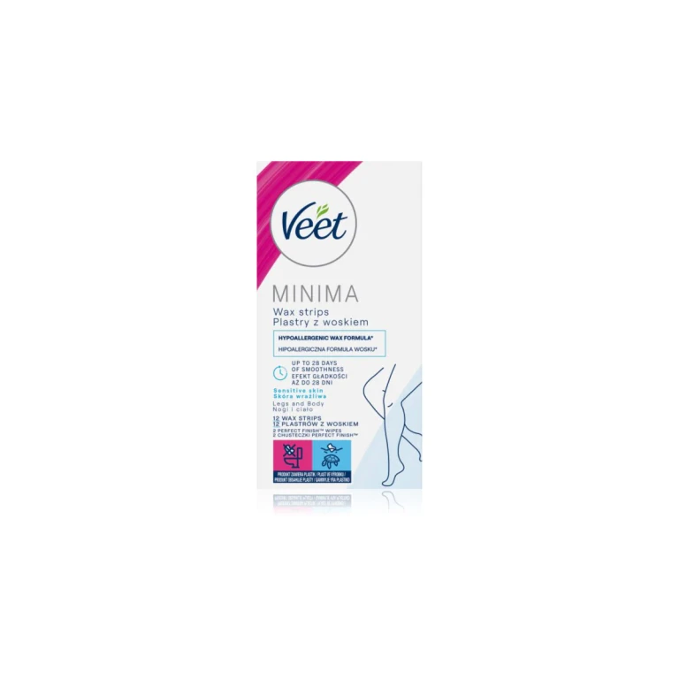 Minima Hypoallergenic Wax Strips for Legs 12pcs