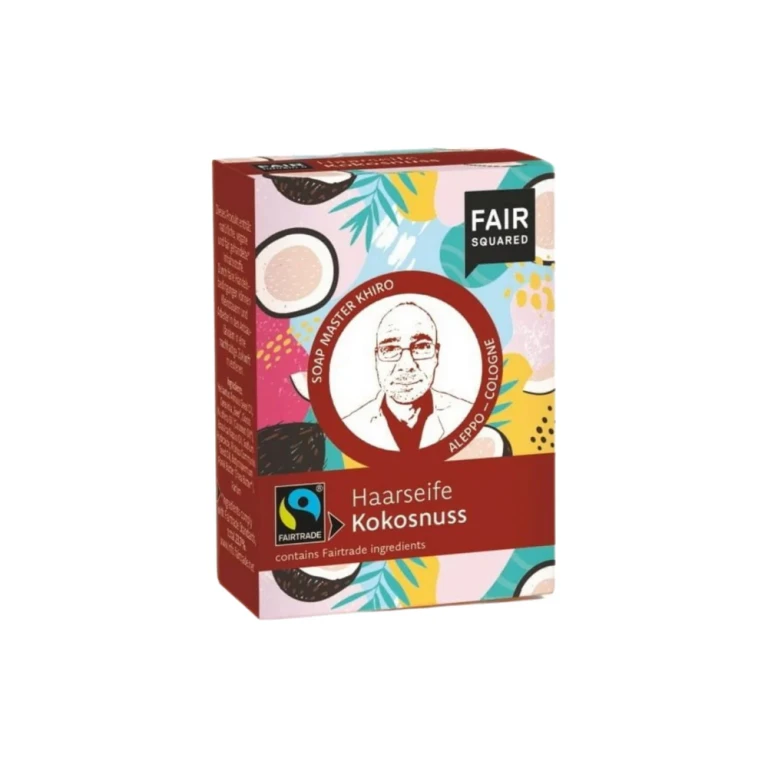 Fairtrade Coconut Hair Soap Anniversary Edition 80g