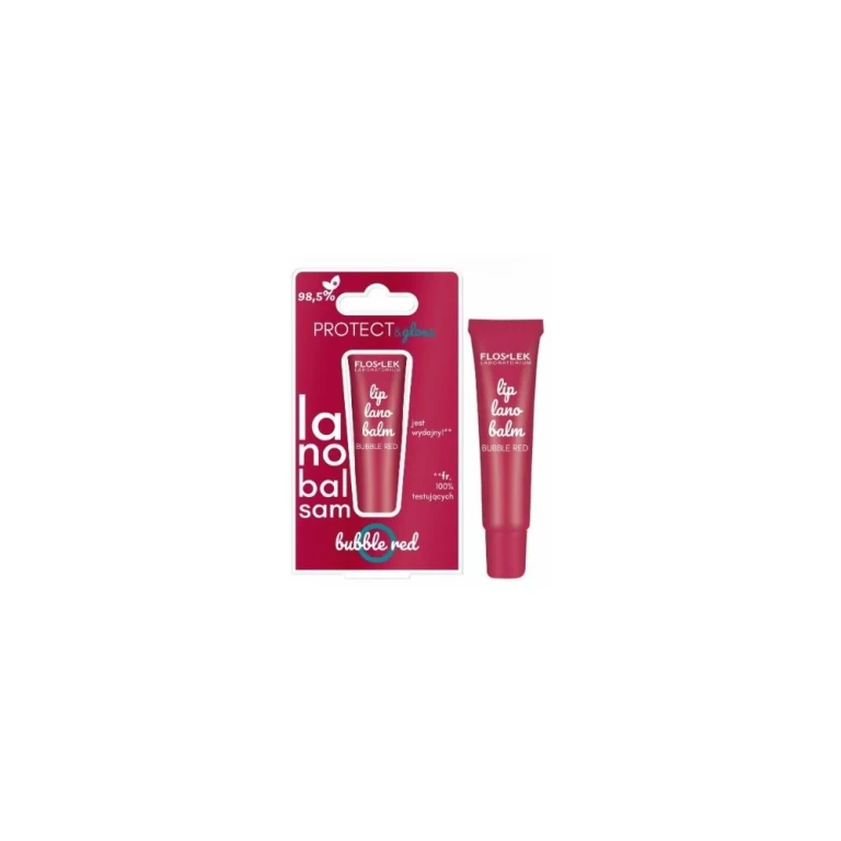 Protect & Gloss Lanobalm intense lip balm 12 g bubble red