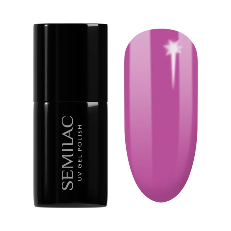 UV Hybrid Pastelowe Neony Gel Nail Polish with UV/LED Lamp Color 601 Neon Pink Punch 7ml