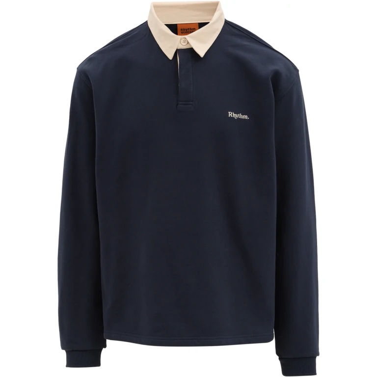 Vintage Rugby Long Sleeve Polo - Men's