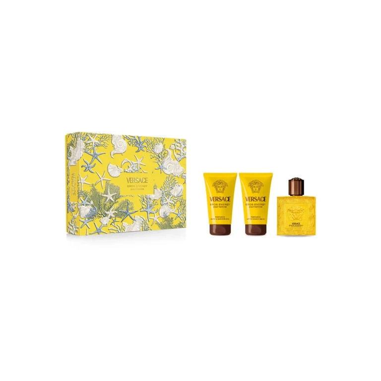 Eros Energy Gift Set for Men Eau de Parfum 50 ml + Scented Shower Gel 50 ml + Post-shave Balm 50 ml