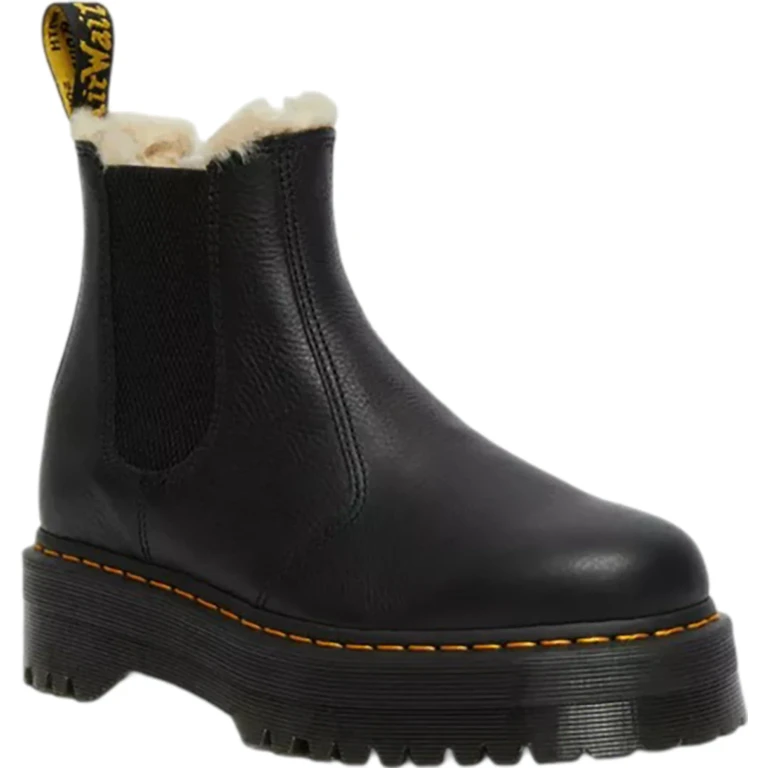 2976 Faux Fur Lined Platform Chelsea Boots - Unisex