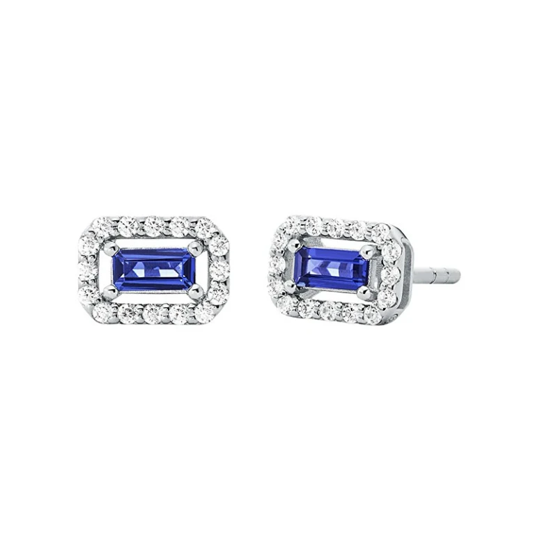 Luxurious Silver Earrings with Brilliance Zirconia Kors Mkc1824040