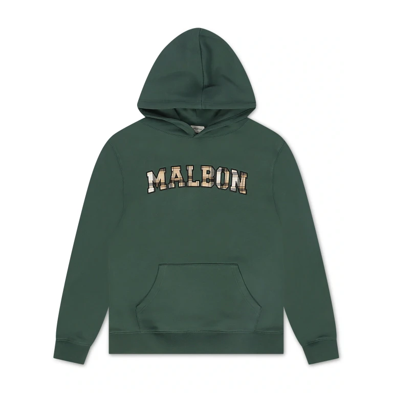 Malbon Fesque Preston Hoodie - Hunter Green