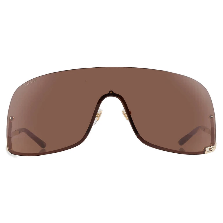 Brown Shield Unisex Sunglasses GG1560S 002 99