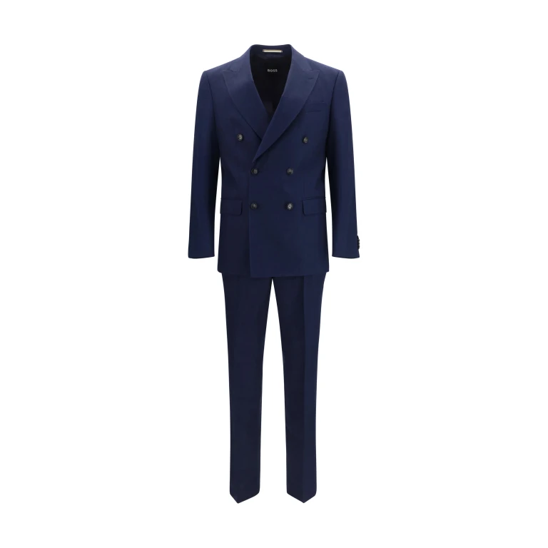 Suit Linen-Mohair Dark Blue
