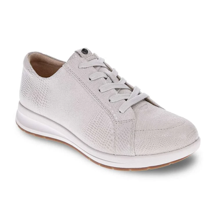 Athens Lace-Up Casual Sneaker - Oyster Lizard