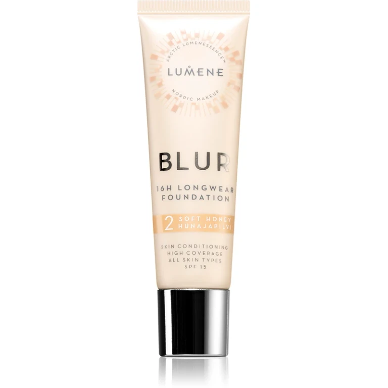 Blur 16h long-lasting foundation SPF 15 color 2 Soft Honey 30 ml