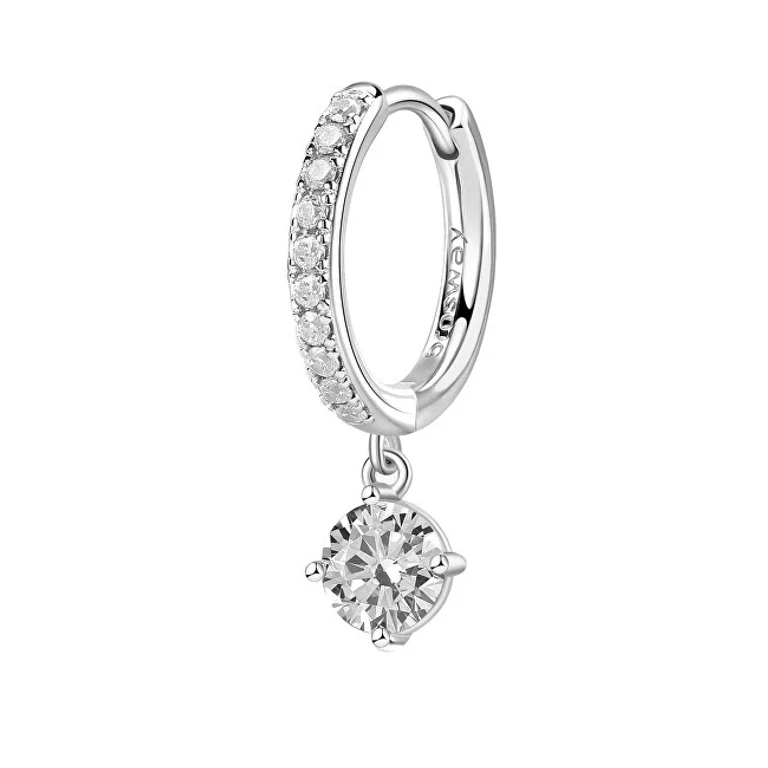 Single Earring Fancy Infinite White FIW90 Circle
