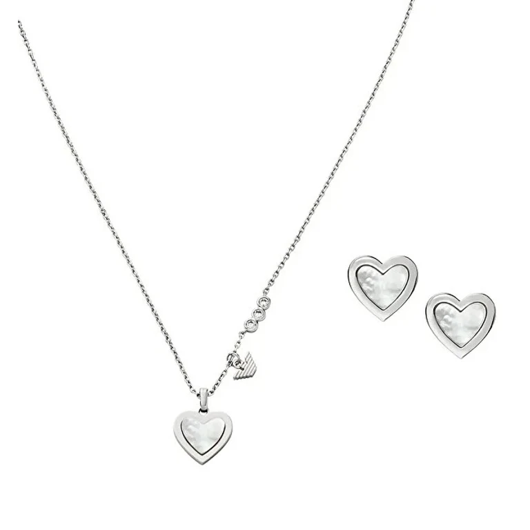 Set of Original Pearl Jewelry Egs3228Set (Necklace, Earrings)