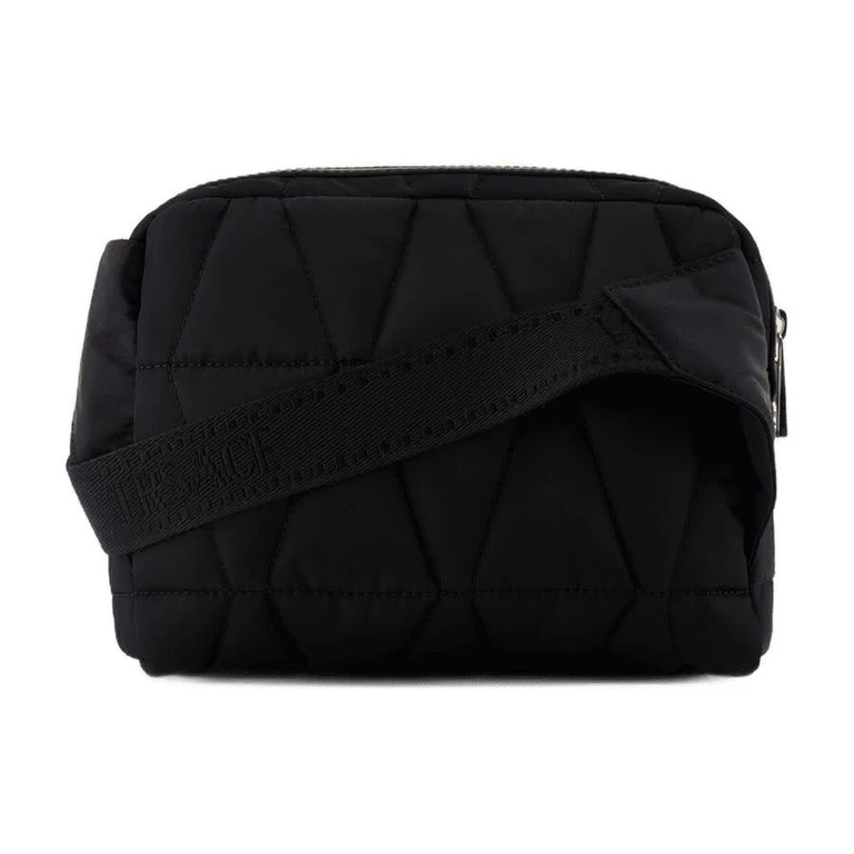 Quilted Nylon Belt Bag â Black