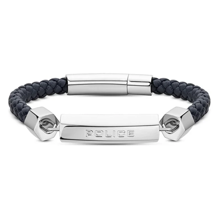 Elegante Leather Bracelet Hardware Peagb221492 - Length: 19 Cm