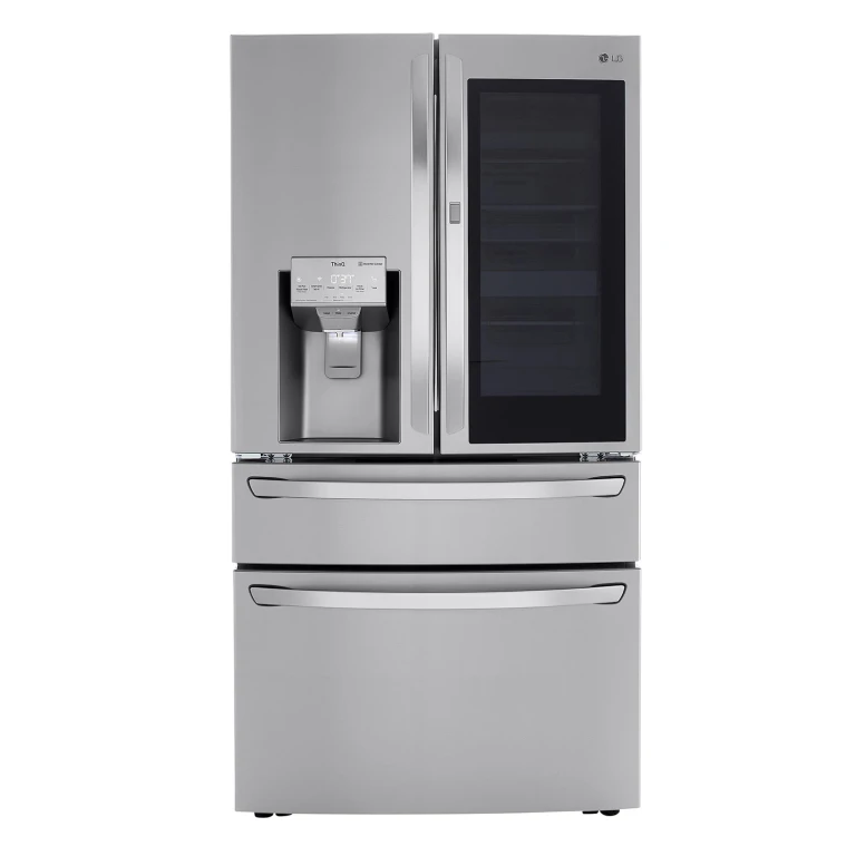 23 cu. ft. Smart wi-fi Enabled InstaView Counter-Depth Refrigerator:- Stainless Steel