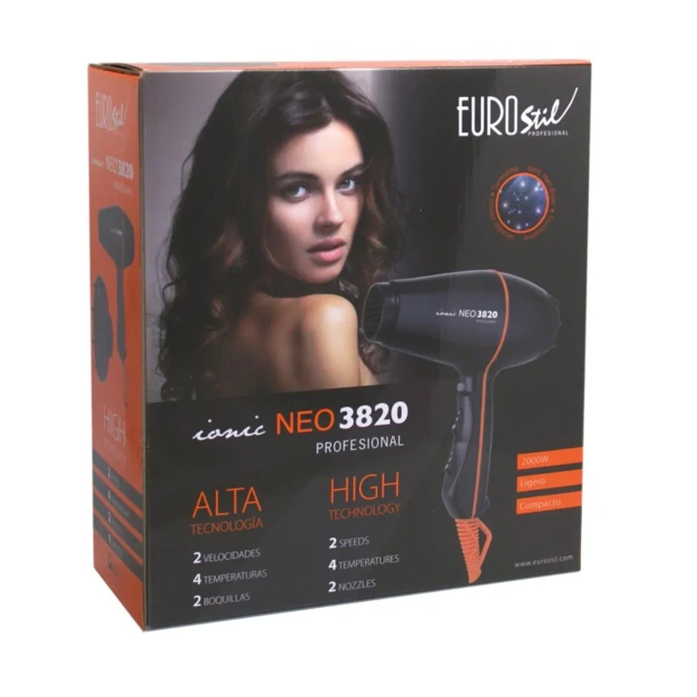 Professional hair dryer Eurostil Ionic Neo3820 2000w 1 unit