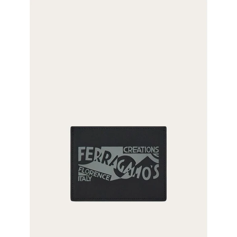 Black Leather Card Holder