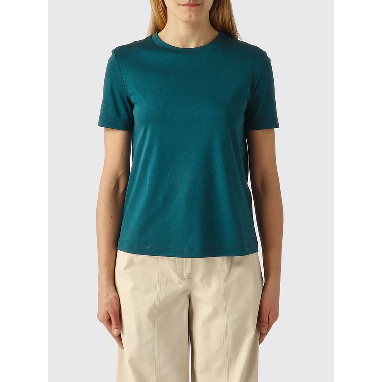Crew Neck T-shirt in Cotton Blend (2616941067600004)