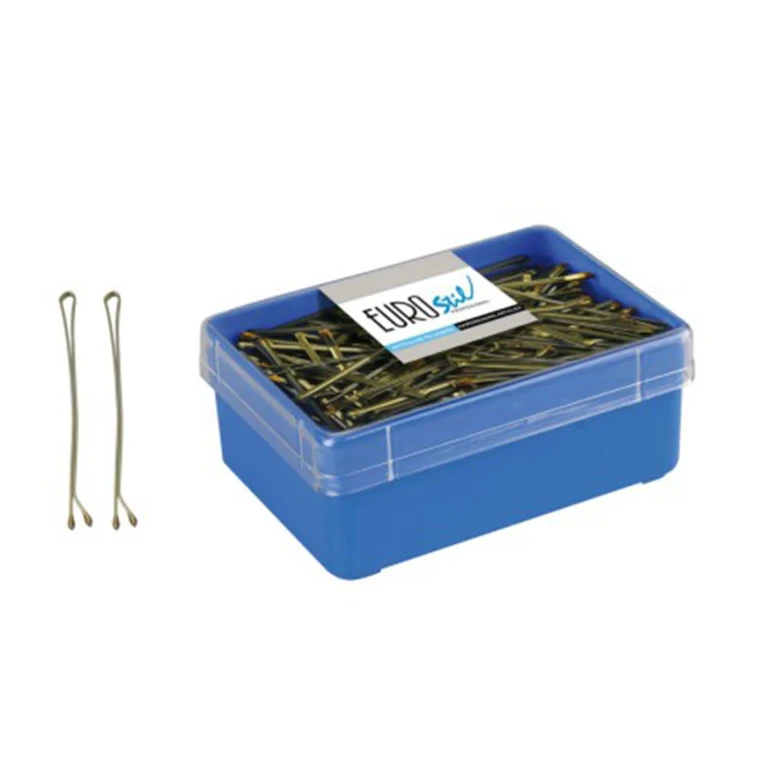 Bronze hair clips in box 25 mm 700 pieces