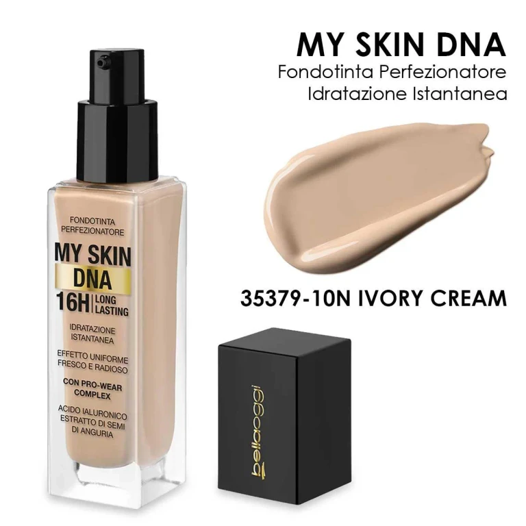 My Skin Dna Long Lasting Foundation 16H Ivory Cream
