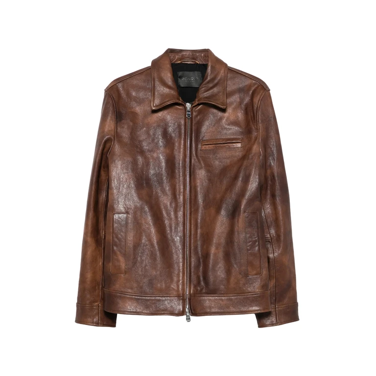 Distressed Leather Jacket