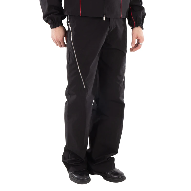 Zip Detail Tailored Trousers