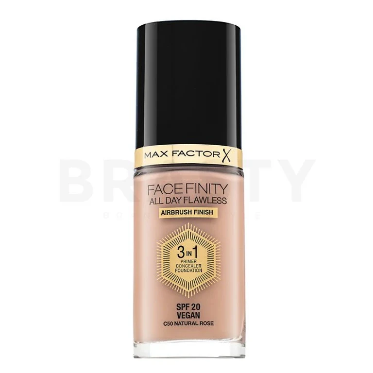 Facefinity All Day Flawless Flexi-Hold 3in1 Primer Concealer Foundation SPF20 50 30 ml