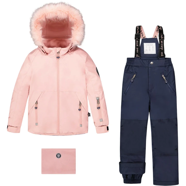 Flower Print Play Two-Piece Snowsuit - Big Girl
